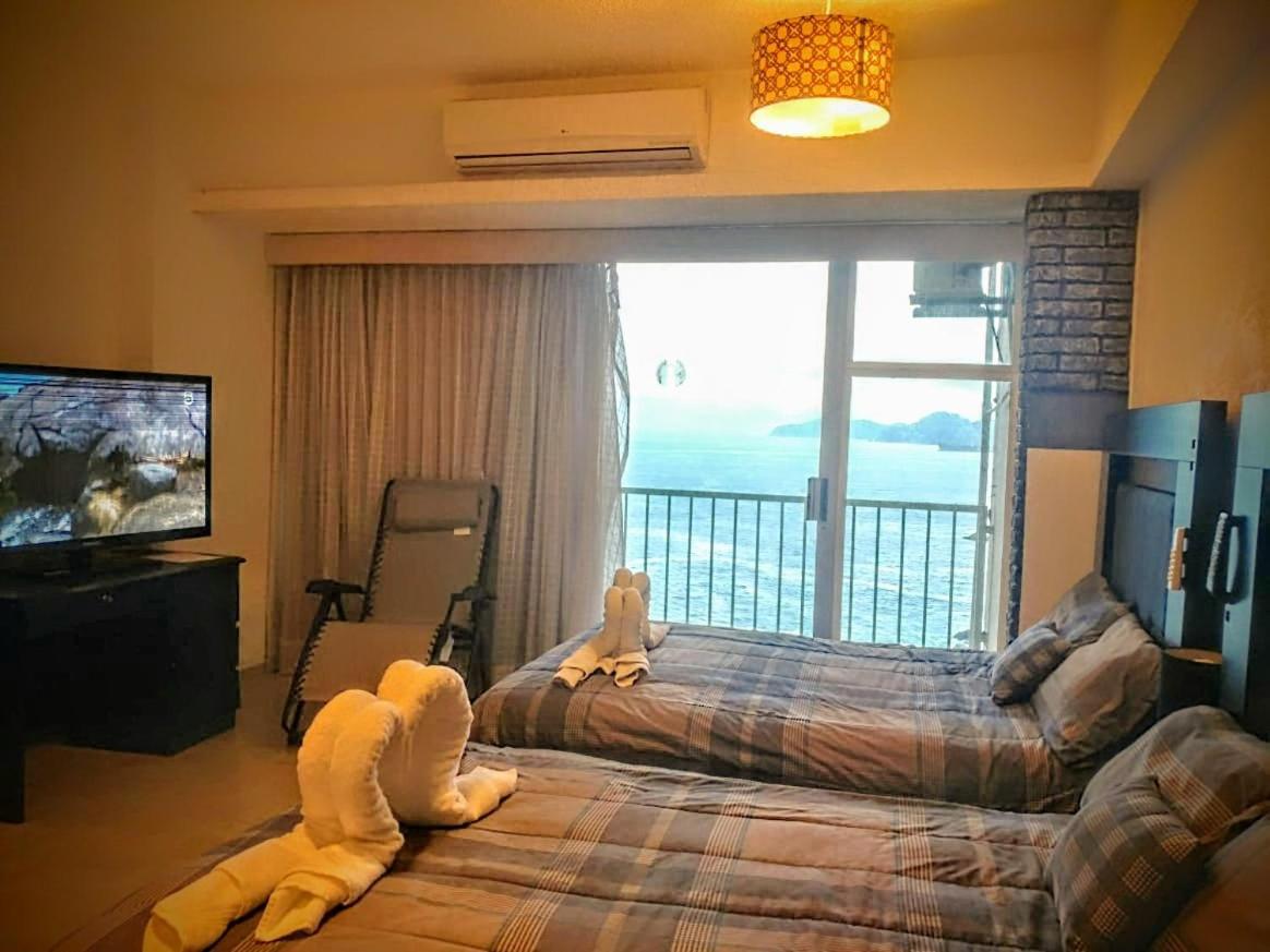 Suite En Torres Gemelas A Pie De Playa 611 アカプルコ エクステリア 写真