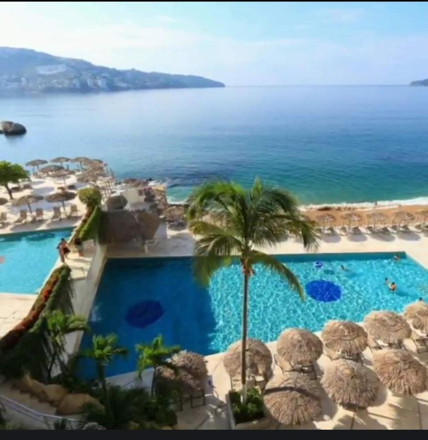 Suite En Torres Gemelas A Pie De Playa 611 アカプルコ エクステリア 写真