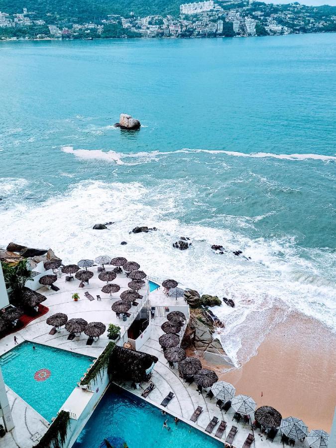 Suite En Torres Gemelas A Pie De Playa 611 アカプルコ エクステリア 写真